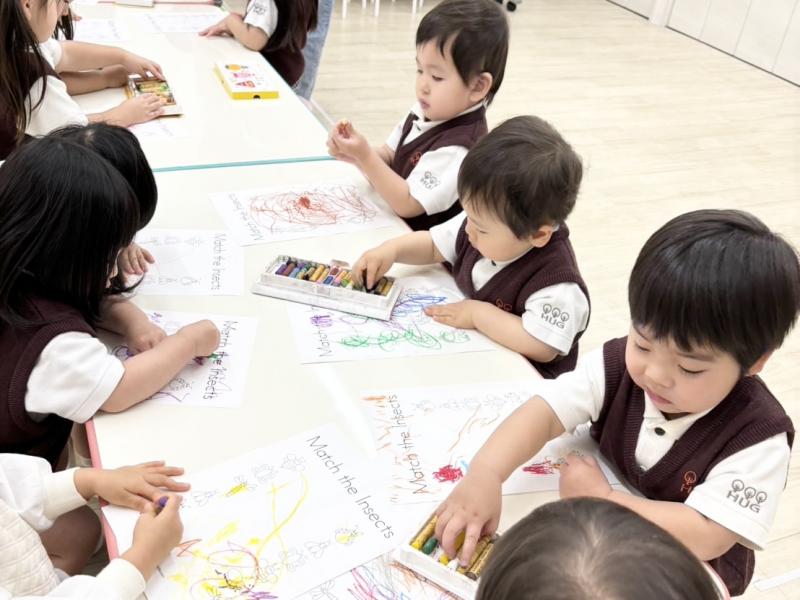 イングリッシュ♪ 《大阪市西区,新町にある幼児教育一体型保育園HUGアカデミー、一時預かり、一時保育》