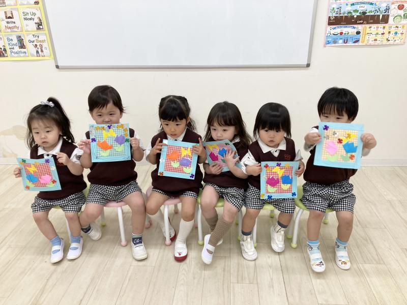 クラフトをしました！《大阪市西区,新町にある幼児教育一体型保育園HUGアカデミー、一時預かり、一時保育》