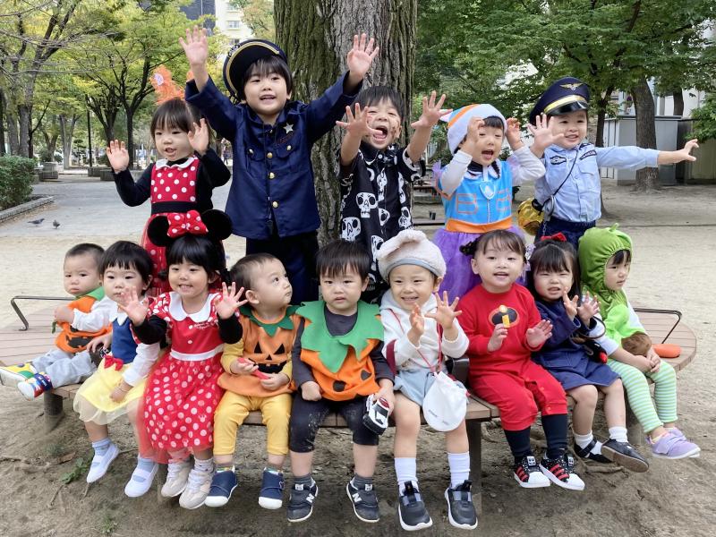 ハッピーハロウィン！《大阪市西区,新町にある幼児教育一体型保育園HUGアカデミー、一時預かり、一時保育》