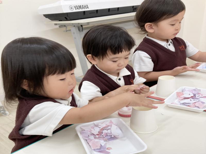 クラフトをしました！《大阪市西区,新町にある幼児教育一体型保育園HUGアカデミー、一時預かり、一時保育》