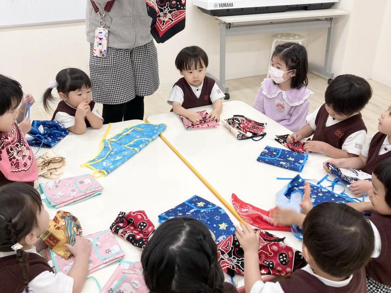 クッキングをしました！《大阪市西区,新町にある幼児教育一体型保育園HUGアカデミー、一時預かり、一時保育》