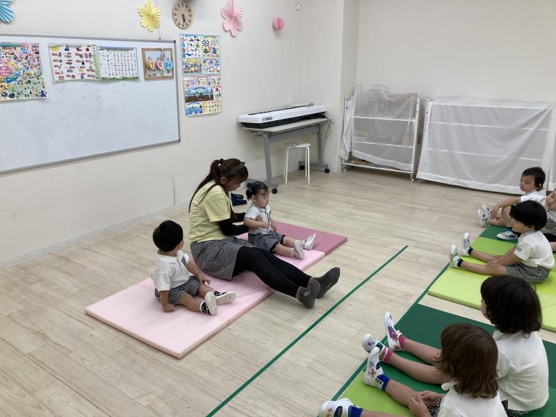 基礎運動をしました！《大阪市西区新町にある幼児教室一体型保育園》
