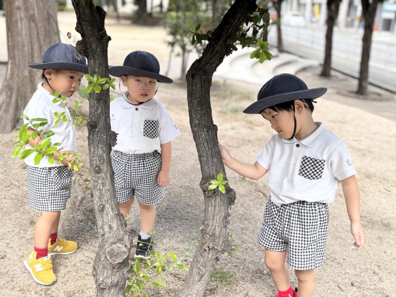 公園に遊びに行きました！《大阪市西区,新町にある幼児教育一体型保育園HUGアカデミー、一時預かり、一時保育》