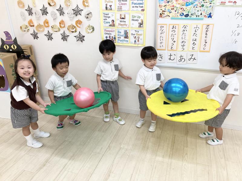 ハロウィン参観ごっこ☆ 《大阪市西区,新町にある幼児教育一体型保育園HUGアカデミー、一時預かり、一時保育》