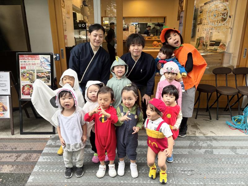 ハロウィンイベント⭐︎ 《大阪市西区,新町にある幼児教育一体型保育園HUGアカデミー、一時預かり、一時保育》