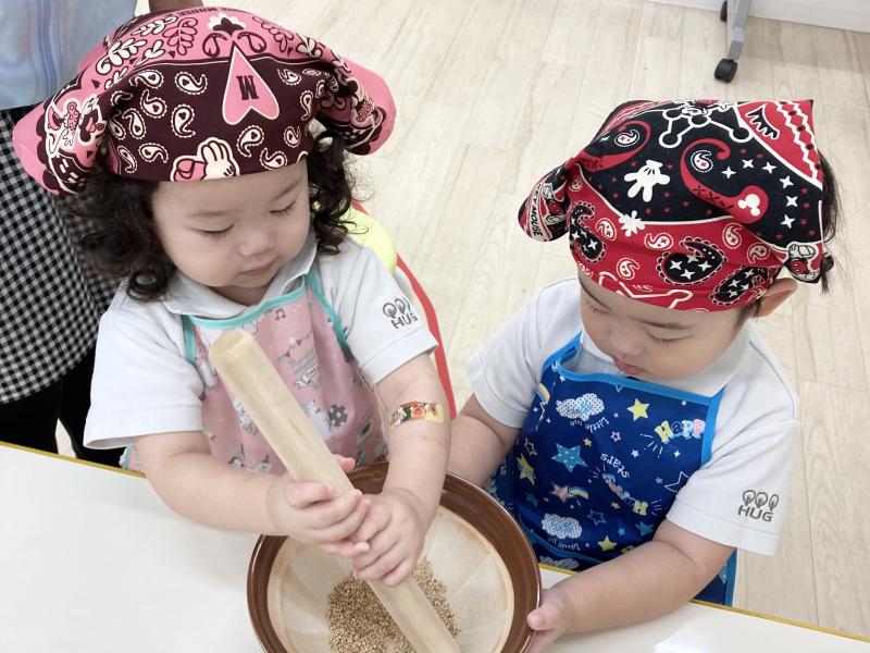 クッキングをしました！《大阪市西区,新町にある幼児教育一体型保育園HUGアカデミー、一時預かり、一時保育》