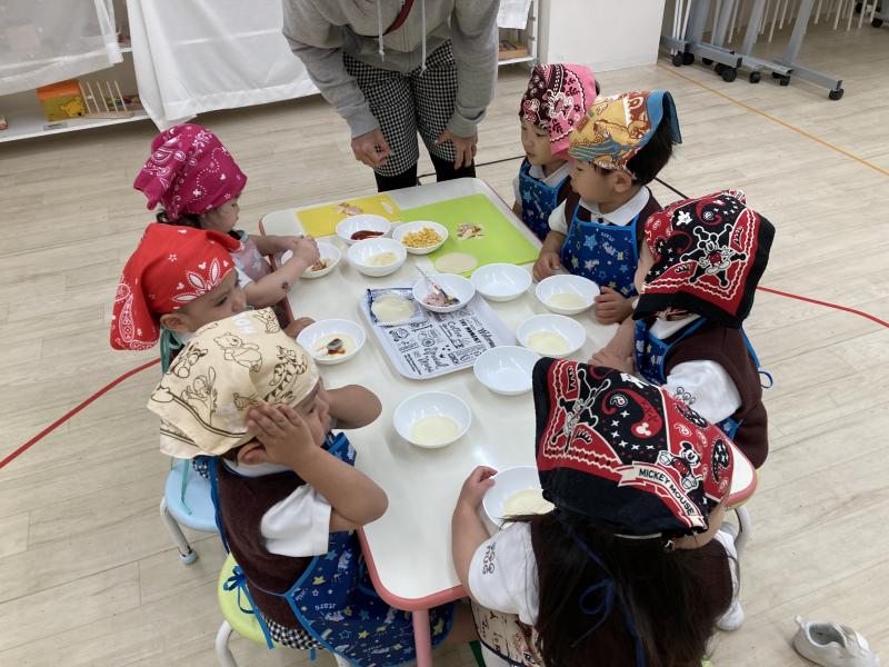 クッキング☆《大阪市西区、新町にある幼児教室一体型保育園》