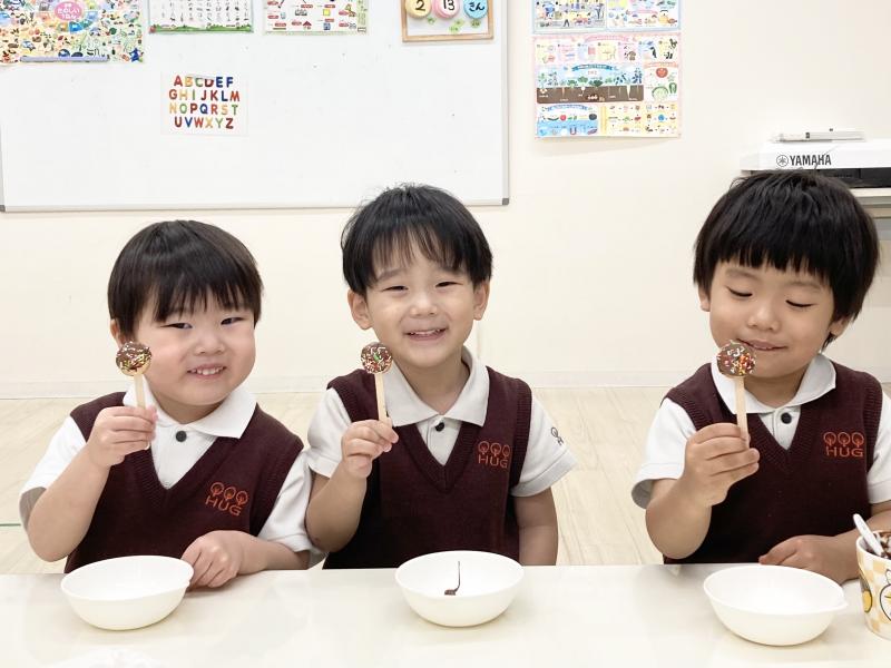 明日はバレンタインデー♡ 《大阪市西区,新町にある幼児教育一体型保育園HUGアカデミー、一時預かり、一時保育》