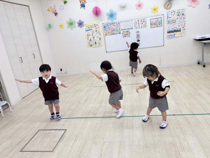 お遊戯会の練習！《大阪市西区,新町にある幼児教育一体型保育園HUGアカデミー、一時預かり、一時保育》