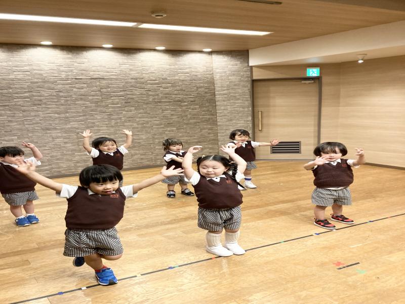 お遊戯会のリハーサルをしました！《大阪市西区,新町にある幼児教育一体型保育園HUGアカデミー、一時預かり、一時保育》