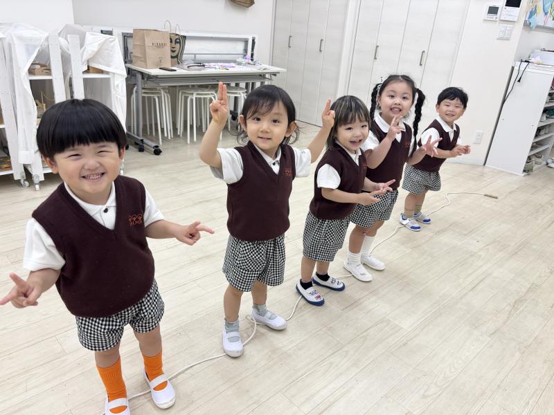 縄跳び！＜大阪市西区新町にある幼児教育一体型保育園HUGアカデミー、一時預かり、一時保育〉