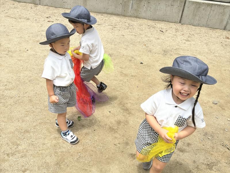 しっぽ取り！《大阪市西区,新町にある幼児教育一体型保育園HUGアカデミー、一時預かり、一時保育》