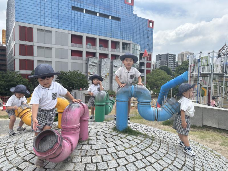 遠足！《大阪市西区,新町にある幼児教育一体型保育園HUGアカデミー、一時預かり、一時保育》