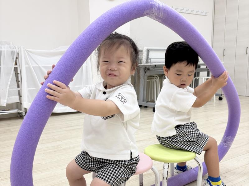 基礎運動！《大阪市西区,新町にある幼児教育一体型保育園HUGアカデミー、一時預かり、一時保育》