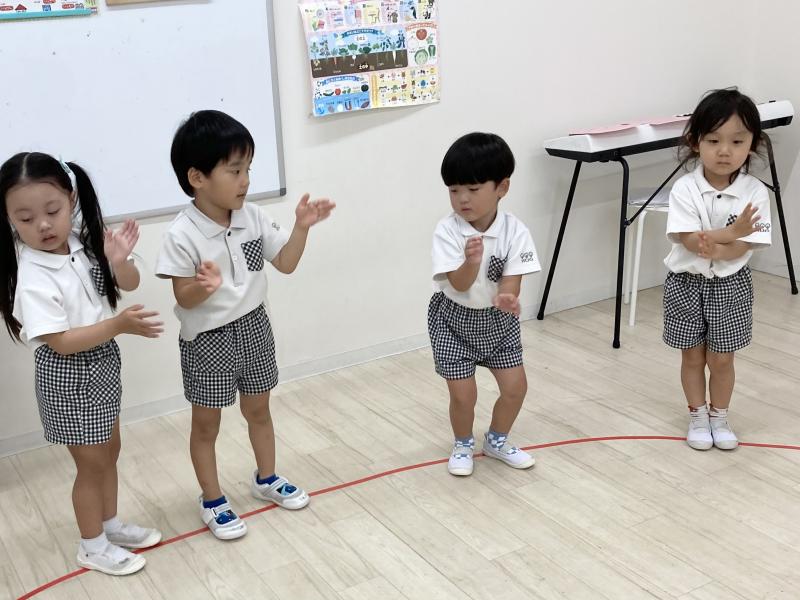 盆踊りの練習《大阪市西区,新町にある幼児教育一体型保育園HUGアカデミー、一時預かり、一時保育》