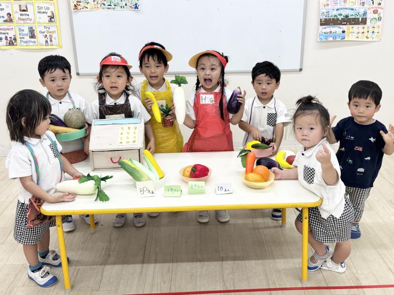 お買い物ごっこ1日目！《大阪市西区,新町にある幼児教育一体型保育園HUGアカデミー、一時預かり、一時保育》