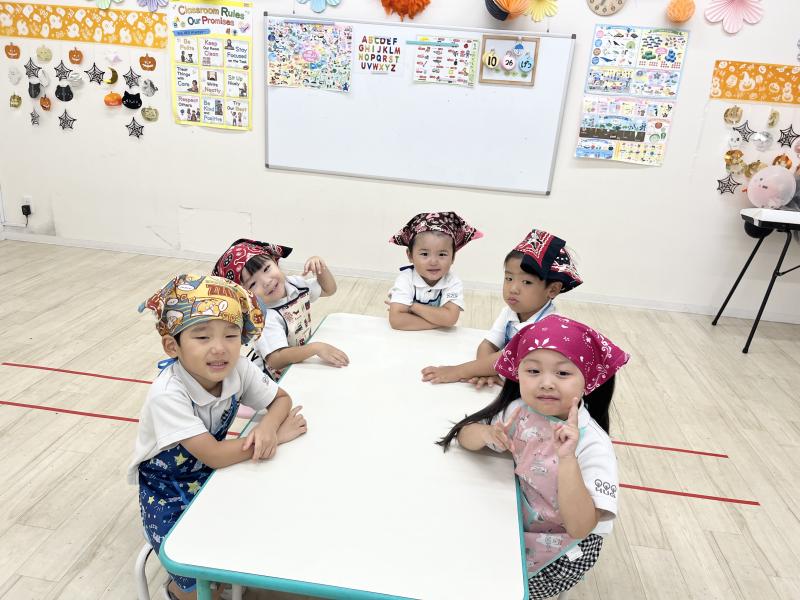ピザ作り☆ 《大阪市西区,新町にある幼児教育一体型保育園HUGアカデミー、一時預かり、一時保育》