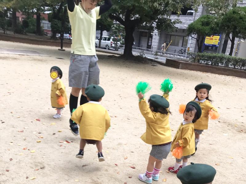 月曜日カリキュラムは体操です！《大阪市西区、新町にある幼児教育一体型保育園HUGアカデミー》