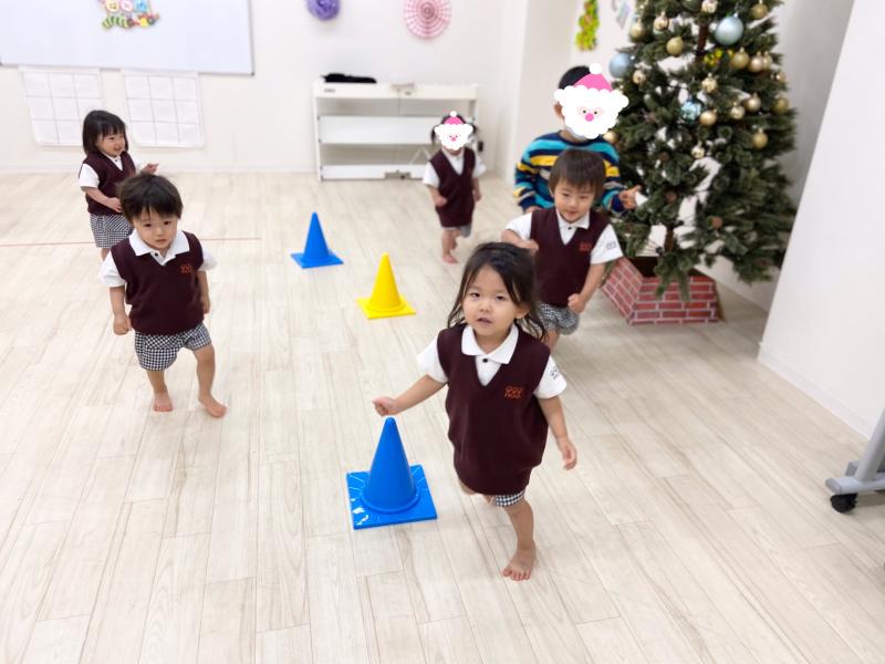 月曜日カリキュラムは体操です！《大阪市西区、新町にある幼児教育一体型保育園HUGアカデミー》しました！