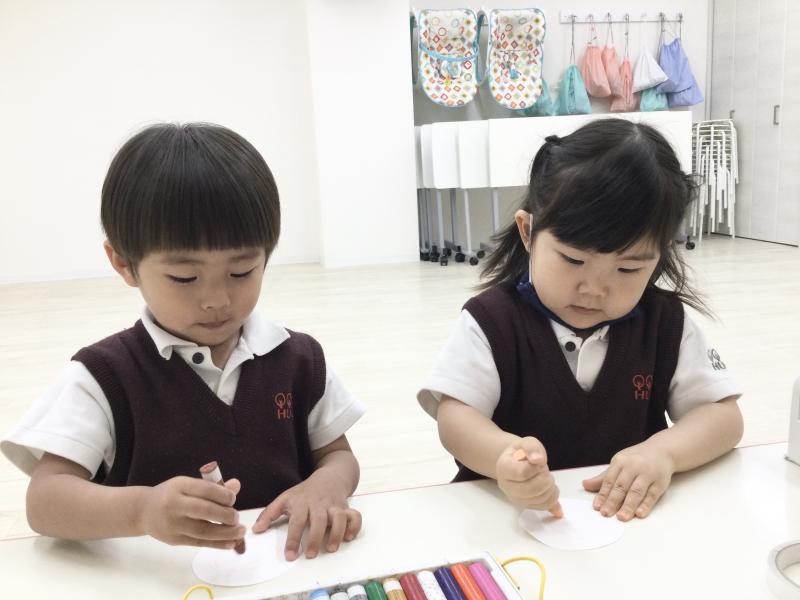 水曜日のカリキュラムはクラフトです！《大阪市西区、新町にある幼児教室一体型保育園》でき