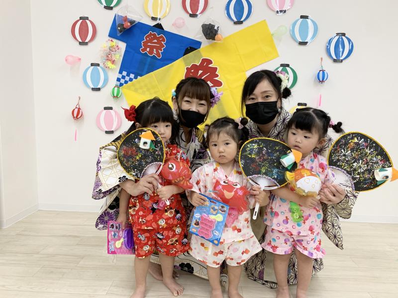 夏祭り！！《大阪市西区、新町にある幼児教育一体型保育園HUGアカデミー》