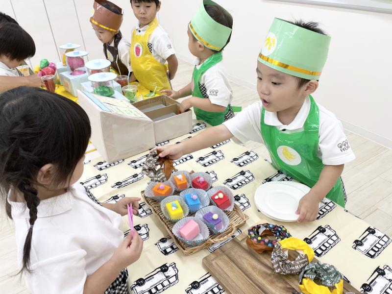 お店屋さんごっこ最終日☆《大阪市西区、新町にある幼児教室一体型保育園》