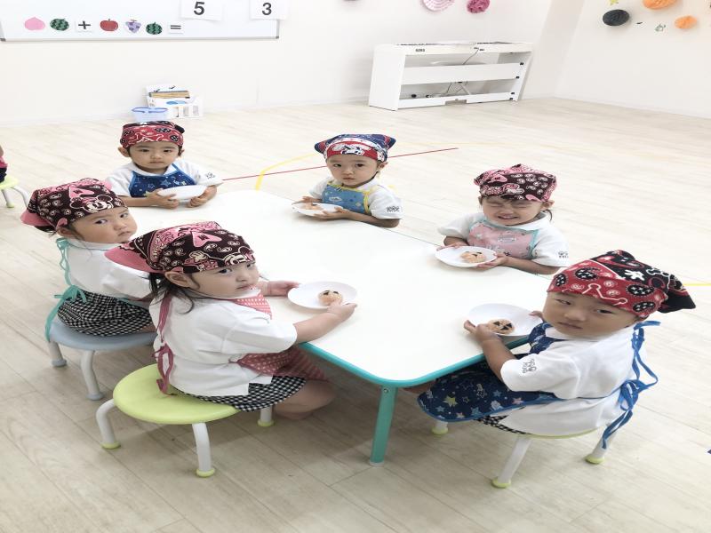 ♪おにぎりアクション♪《大阪市西区、新町にある幼児教室一体型保育園》