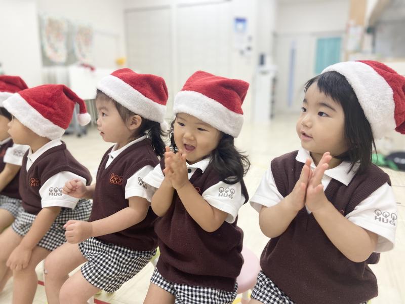 クリスマス会！《大阪市西区、新町にある幼児教育一体型保育園HUGアカデミー》