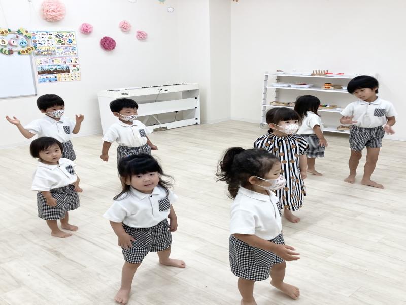 盆踊りをしました《大阪市西区、新町にある幼児教育一体型保育園HUGアカデミー、一時預かり、一時保育》