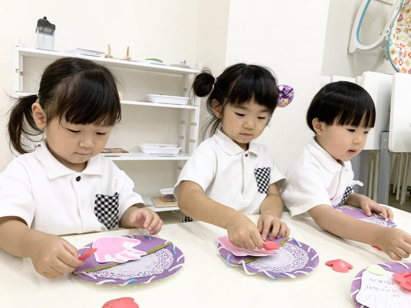 敬老クラフト！《大阪市西区、新町にある幼児教育一体型保育園HUGアカデミー、一時預かり、一時保育》