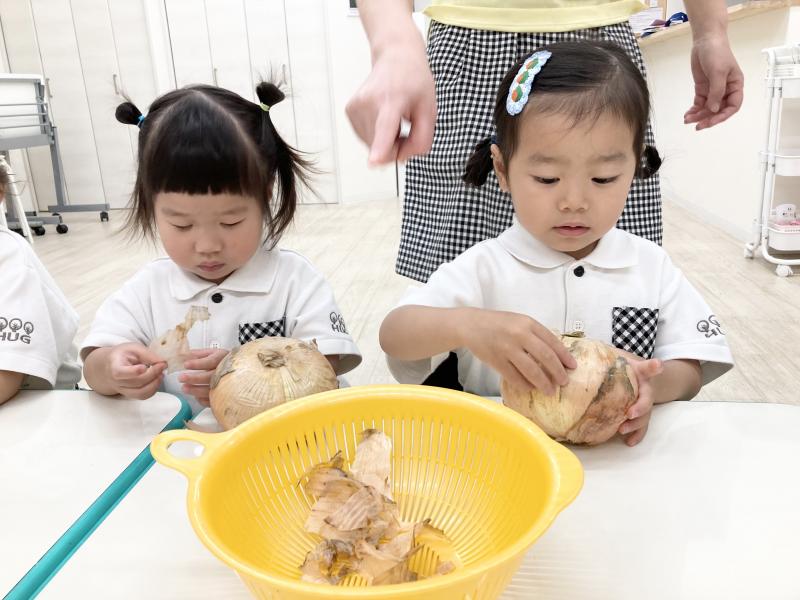 食育をしました！《大阪市西区,新町にある幼児教育一体型保育園HUGアカデミー、一時預かり、一時保育》