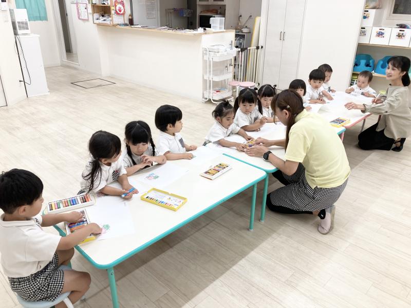 リトミックをしましたよ♪ 《大阪市西区,新町にある幼児教育一体型保育園HUGアカデミー、一時預かり、一時保育》