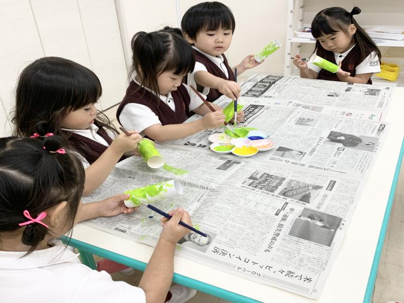 本日のクラフトは…？《大阪市西区,新町にある幼児教育一体型保育園HUGアカデミー、一時預かり、一時保育》