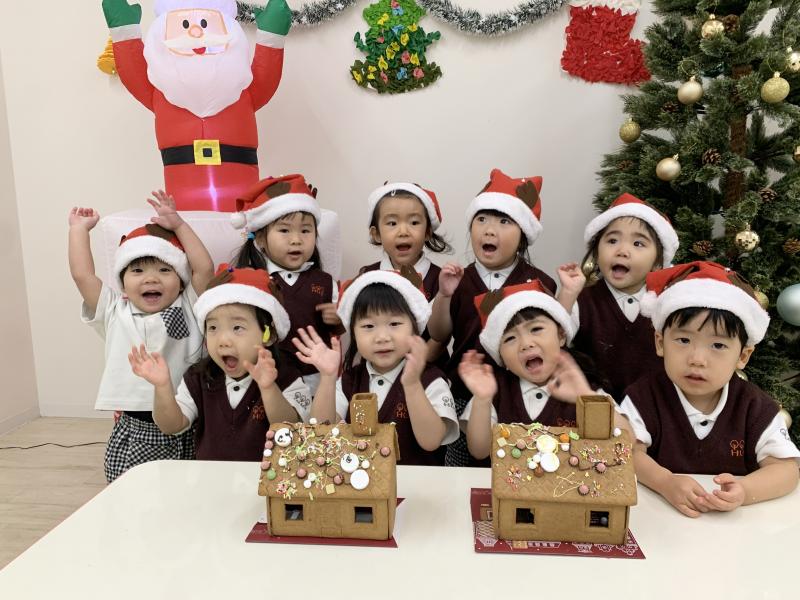 クリスマス会《大阪市西区,新町にある幼児教育一体型保育園HUGアカデミー、一時預かり、一時保育》