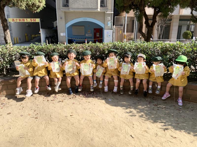 凧あげをしましたよ！《大阪市西区,新町にある幼児教育一体型保育園HUGアカデミー、一時預かり、一時保育》