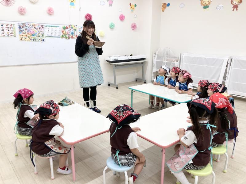 クッキング！《大阪市西区,新町にある幼児教育一体型保育園HUGアカデミー、一時預かり、一時保育》